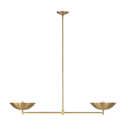 Waxlow - Waxlow, brushed brass and iron ceiling light