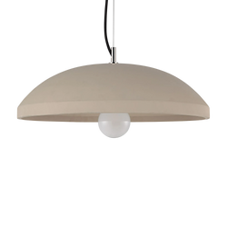 Scilla - plafonnier en béton et fer finition champagne