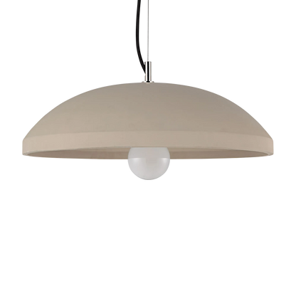 Scilla - plafonnier en béton et fer finition champagne