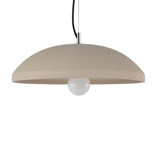 Scilla - plafonnier en béton et fer finition champagne