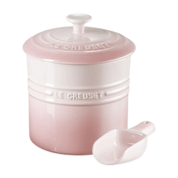 Le Creuset - stoneware pet food container with scoop