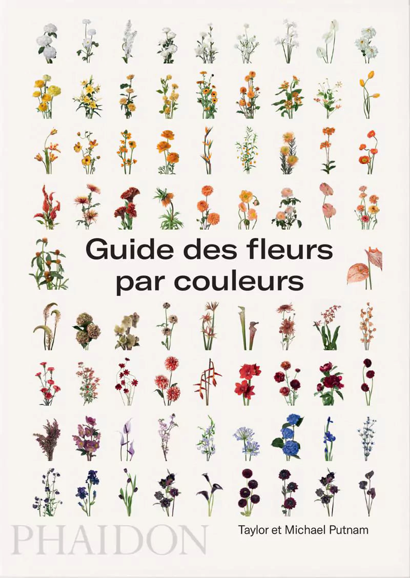 Guide de fleurs par couleur - livre nuancier floral