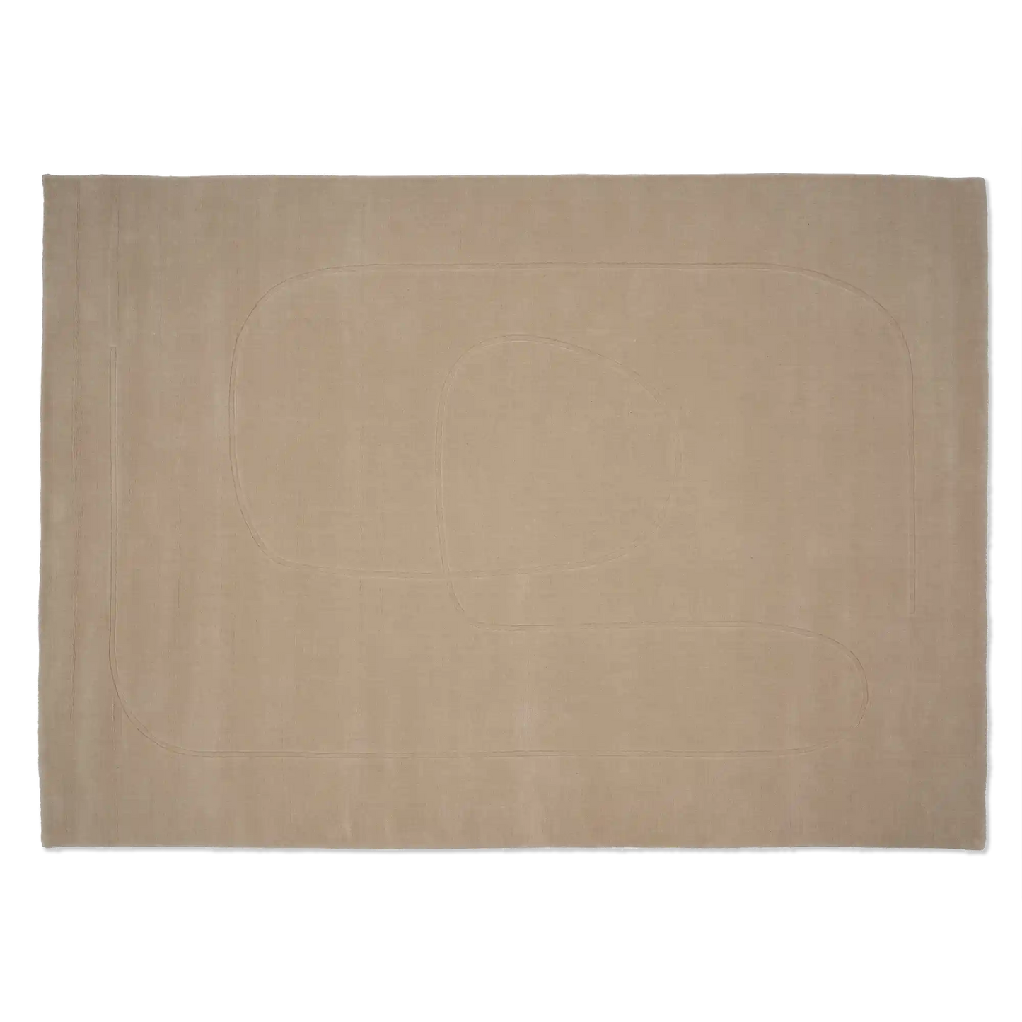 Cursive Expanse - Handcrafted Rug