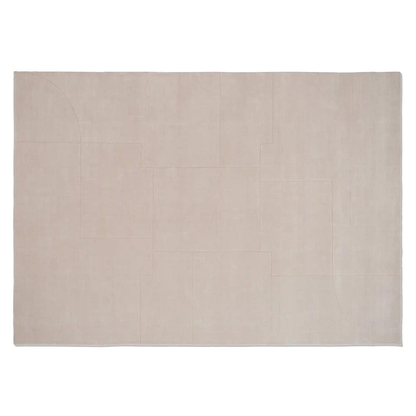 Geometric Maze - Handcrafted Rug