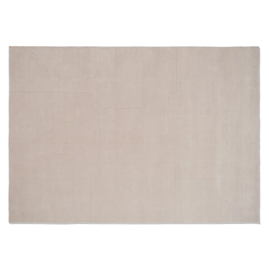 Geometric Maze - Handcrafted Rug