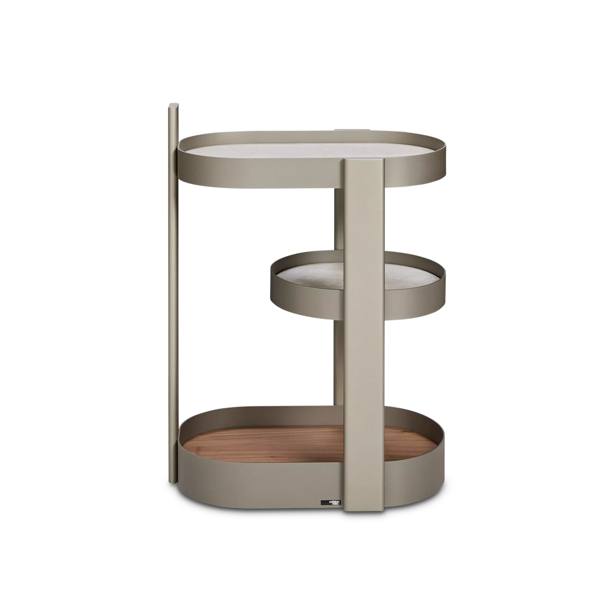 Tonic - Metal Serving Cart by Cattelan Italia