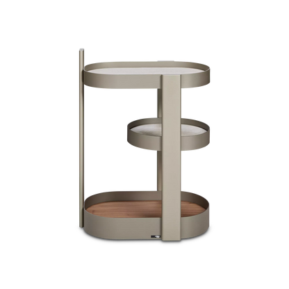Tonic - Metal Serving Cart by Cattelan Italia