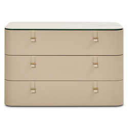 Gregory - Commode en cuir par Gamma