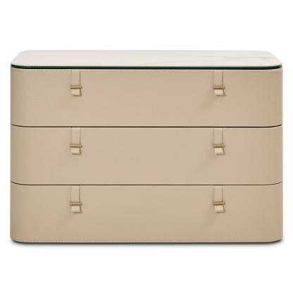 Gregory - Commode en cuir par Gamma