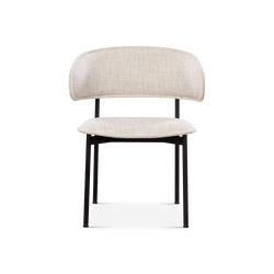 Chloe - Chaise de salle à manger en tissu par Trica