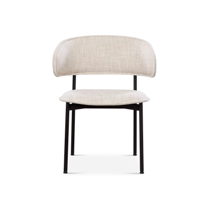 Chloe - Chaise de salle à manger en tissu par Trica