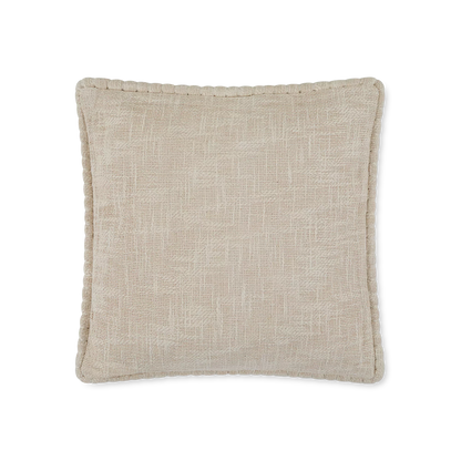 Faurei - Textured Cotton and Wool Cushion with Piping