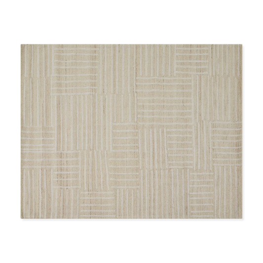 Kubusi - Cotton and Wool Checkered Rug