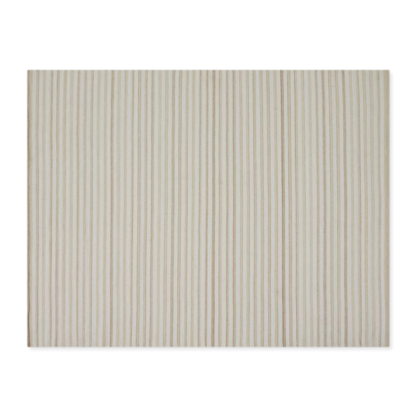 Virak - Striped Cotton and Wool Rug