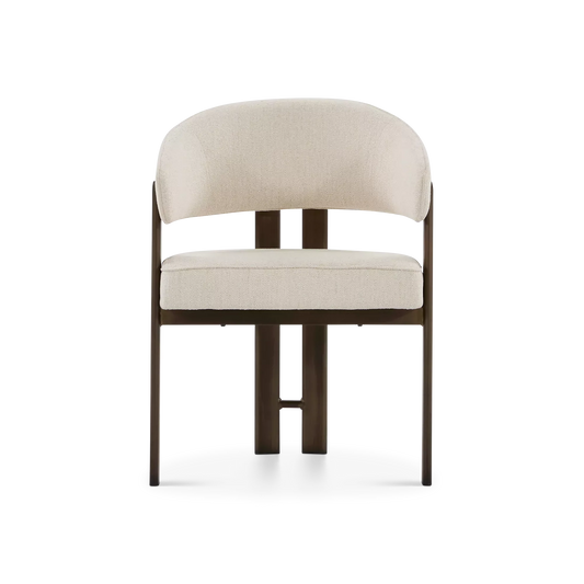 Duct - Chaise en tissu bouclé