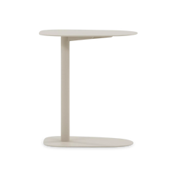 Lolly, Table d'appoint ovale extérieure en aluminium