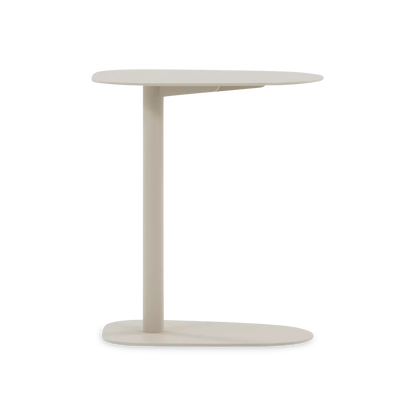 Lolly, Table d'appoint ovale extérieure en aluminium