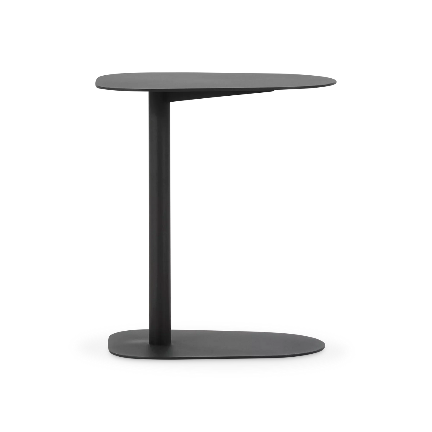 Lolly, Table d'appoint ovale extérieure en aluminium