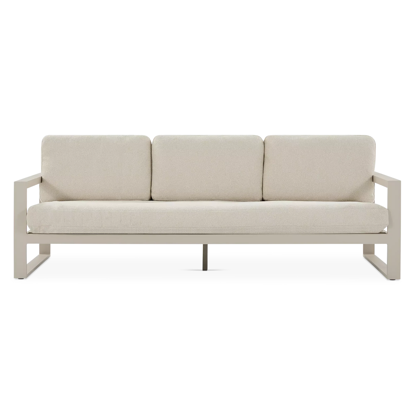 Body - Canapé 3 places extérieur en aluminium