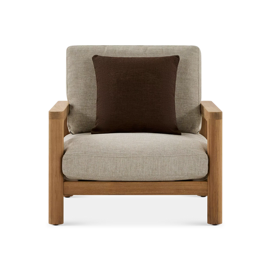 Julio - Outdoor Teak Deep Lounge Chair