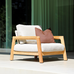 Julio - Outdoor Teak Deep Lounge Chair