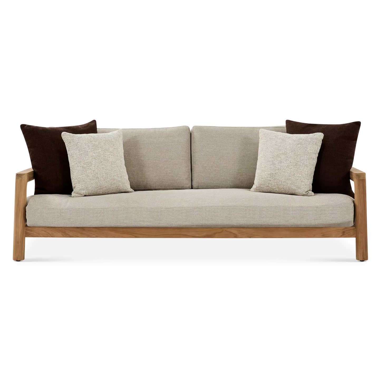Julio - Outdoor Teak 3-Seater Sofa