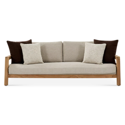 Julio - Outdoor Teak 3-Seater Sofa