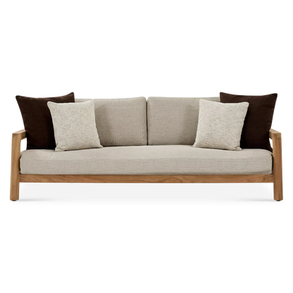 Julio - Outdoor Teak 3-Seater Sofa