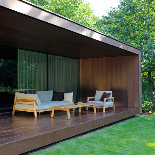 Julio - Outdoor Teak 3-Seater Sofa