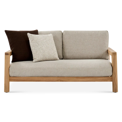 Julio - Outdoor Teak 2-Seater Sofa