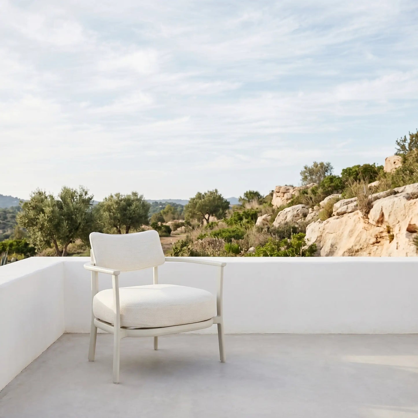 Avril - Outdoor Aluminium Armchair