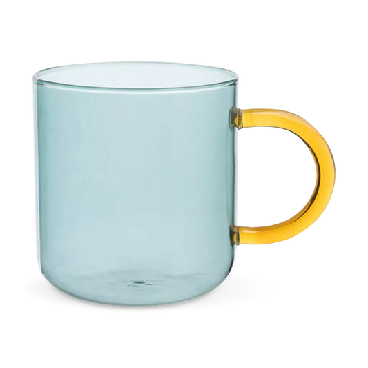 Rainbow - colorful borosilicate glass mug