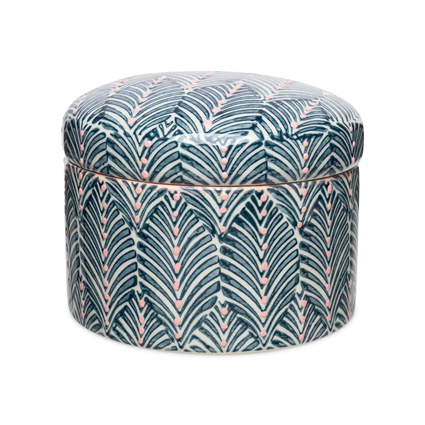 Mix - decorative ceramic box with patterns