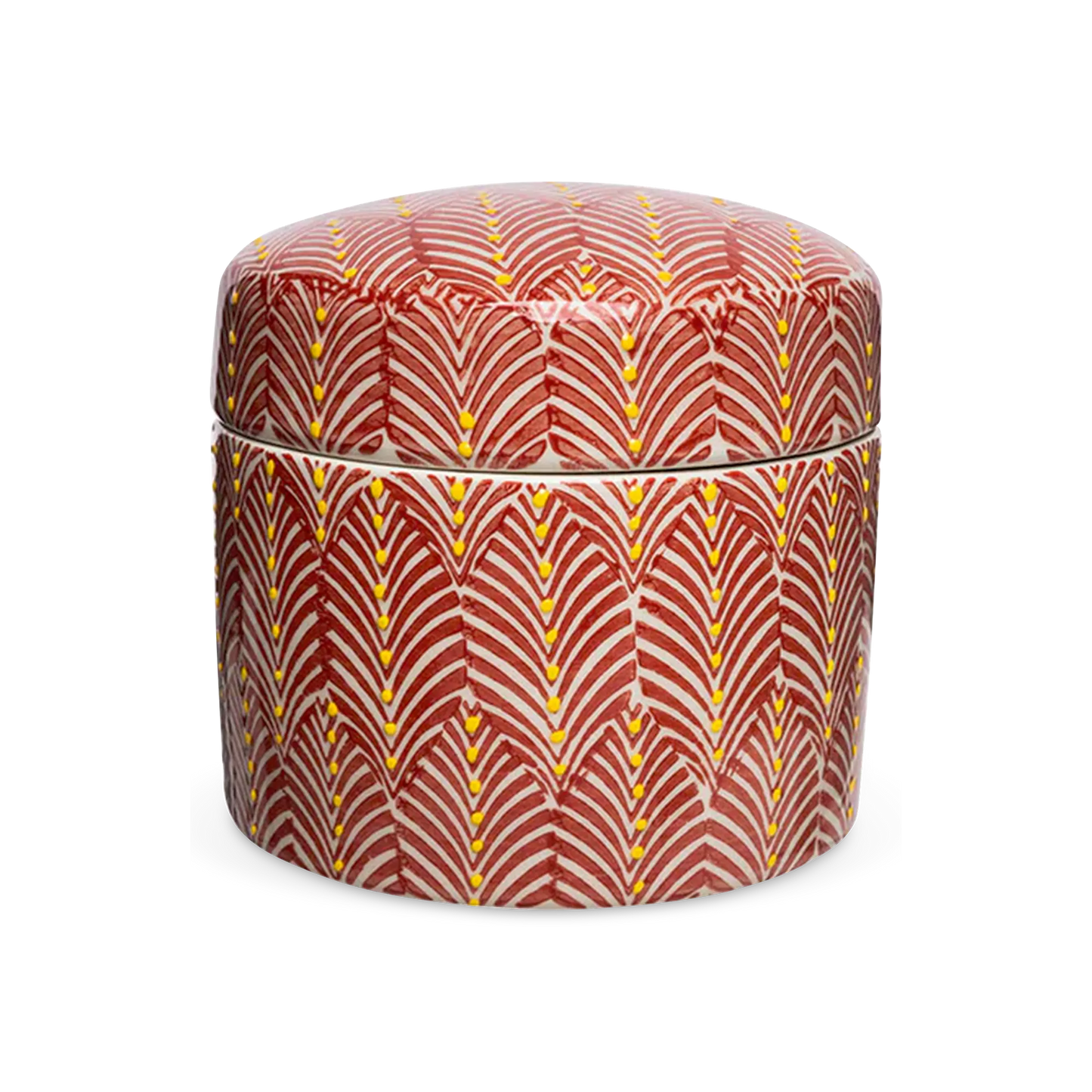 Mix - decorative ceramic box with patterns