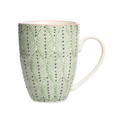 Mix - ceramic cup with colorful patterns