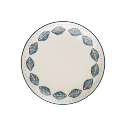 Mix - blue stoneware dessert or salad plate