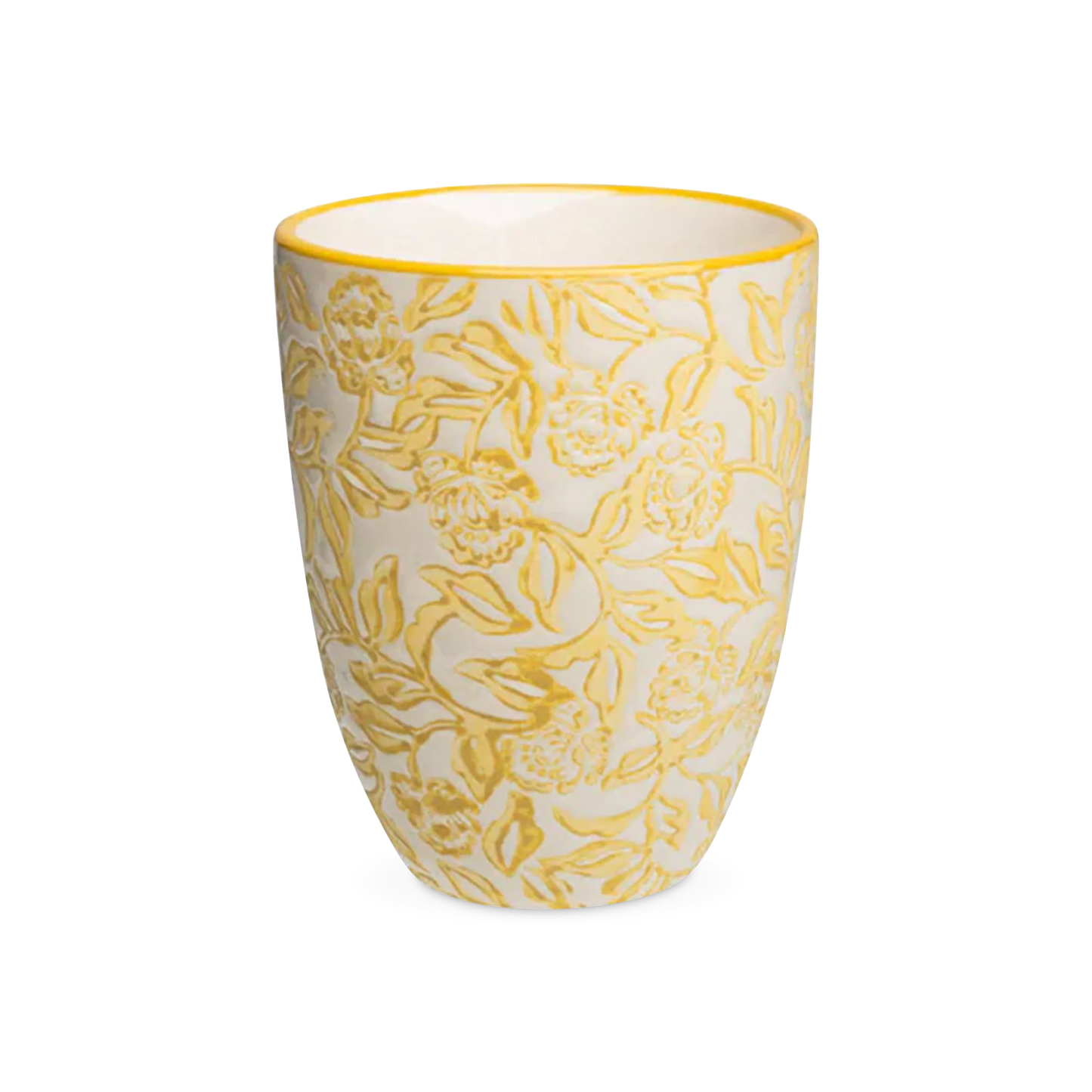 Rustic - tea cup with floral pattern