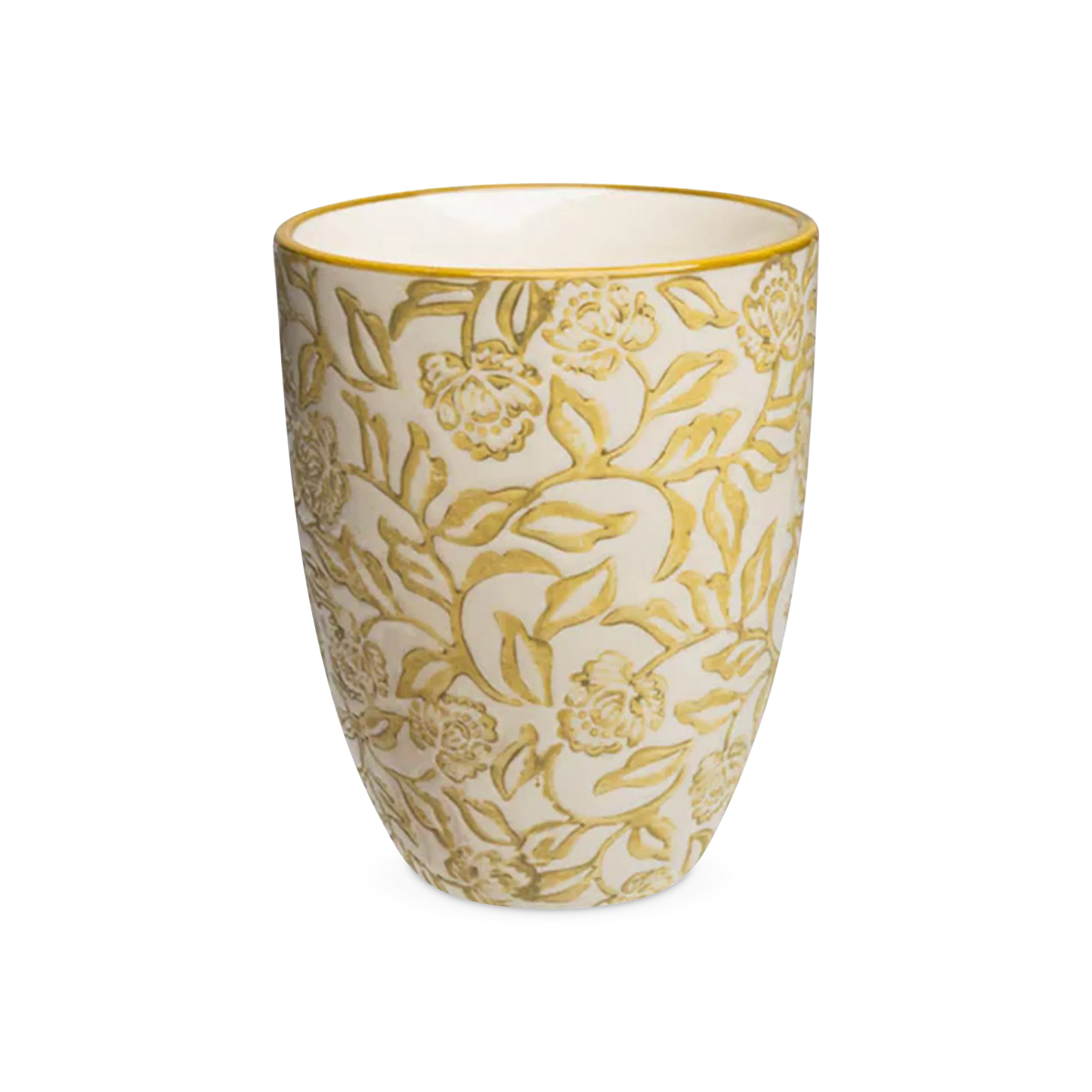 Rustic - tea cup with floral pattern
