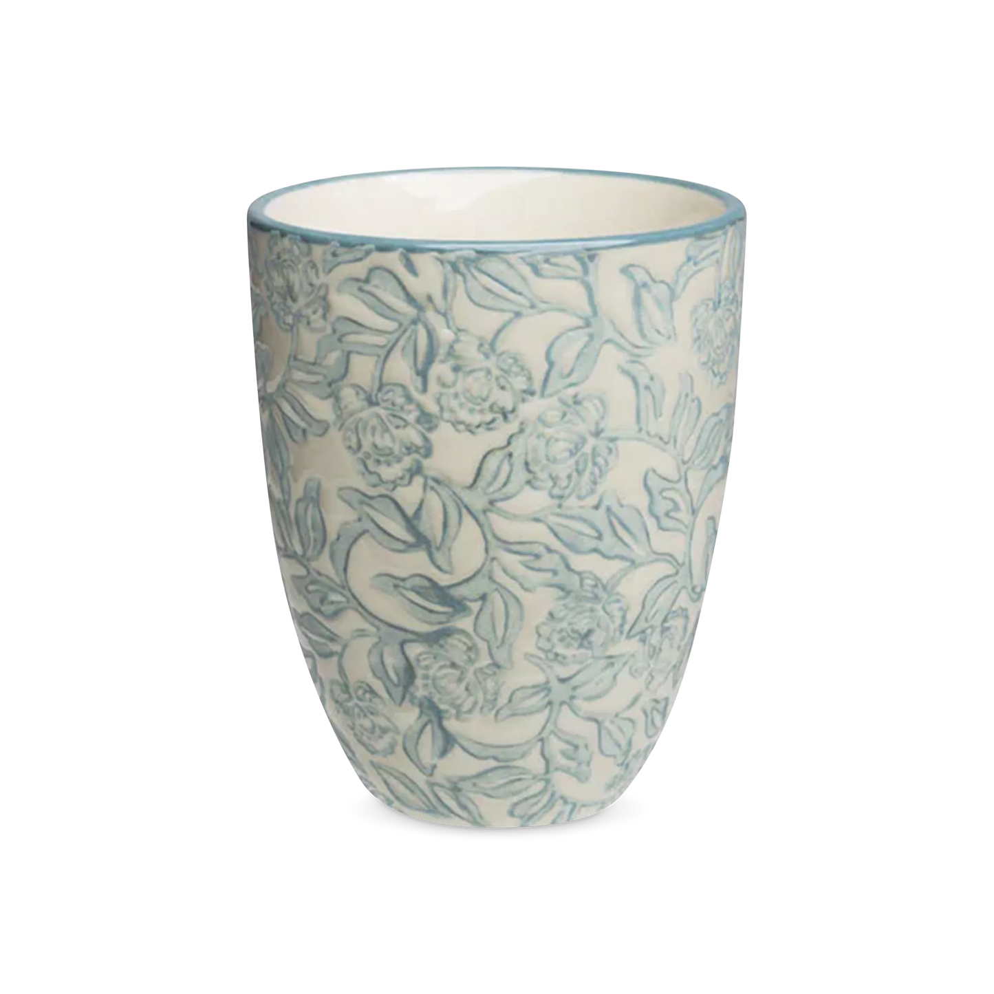 Rustic - tea cup with floral pattern