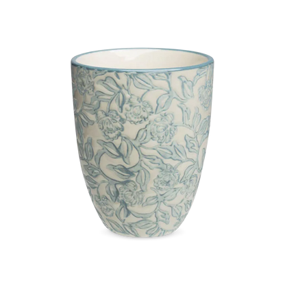 Rustic - tea cup with floral pattern
