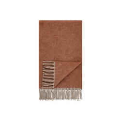 Structure - jeté en coton avec franges