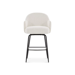 Bae - Tabouret en tissu bouclé