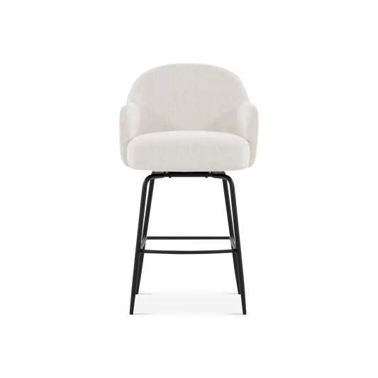 Bae - Tabouret en tissu bouclé