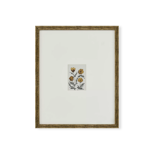 Flores - impression florale avec cadre