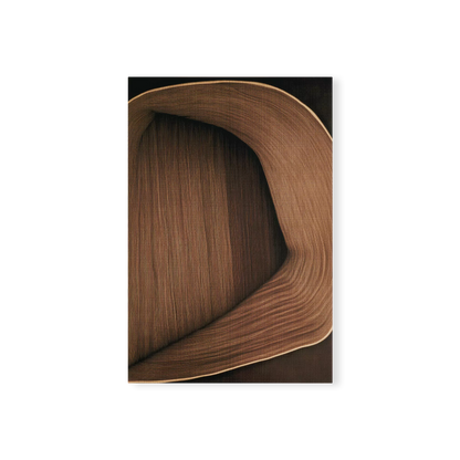 Caramel Lines II - Modern Abstract Print