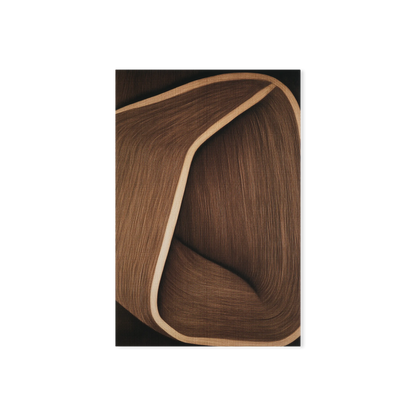 Caramel Lines I - Modern Abstract Print