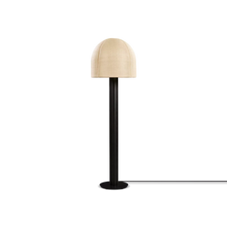 Pompon - Wood Floor Lamp by Ligne Roset