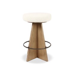 Damon - Tabouret en chêne par Four Hands