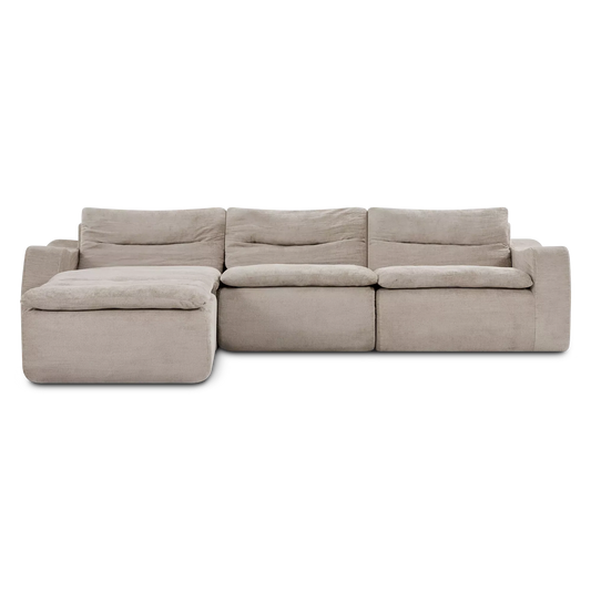 Modulo - Canapé Sectionnel en Tissu - Livré en Boîte