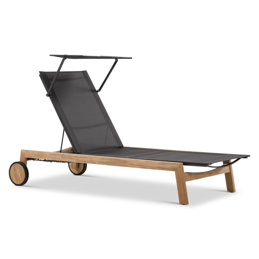 French Beauty - Outdoor Teak Lounger